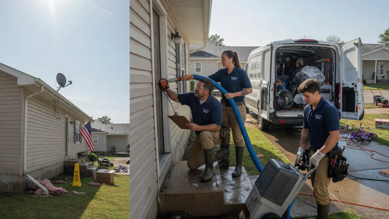 Ceiling Water Damage Restoration in Bristow, VA near me